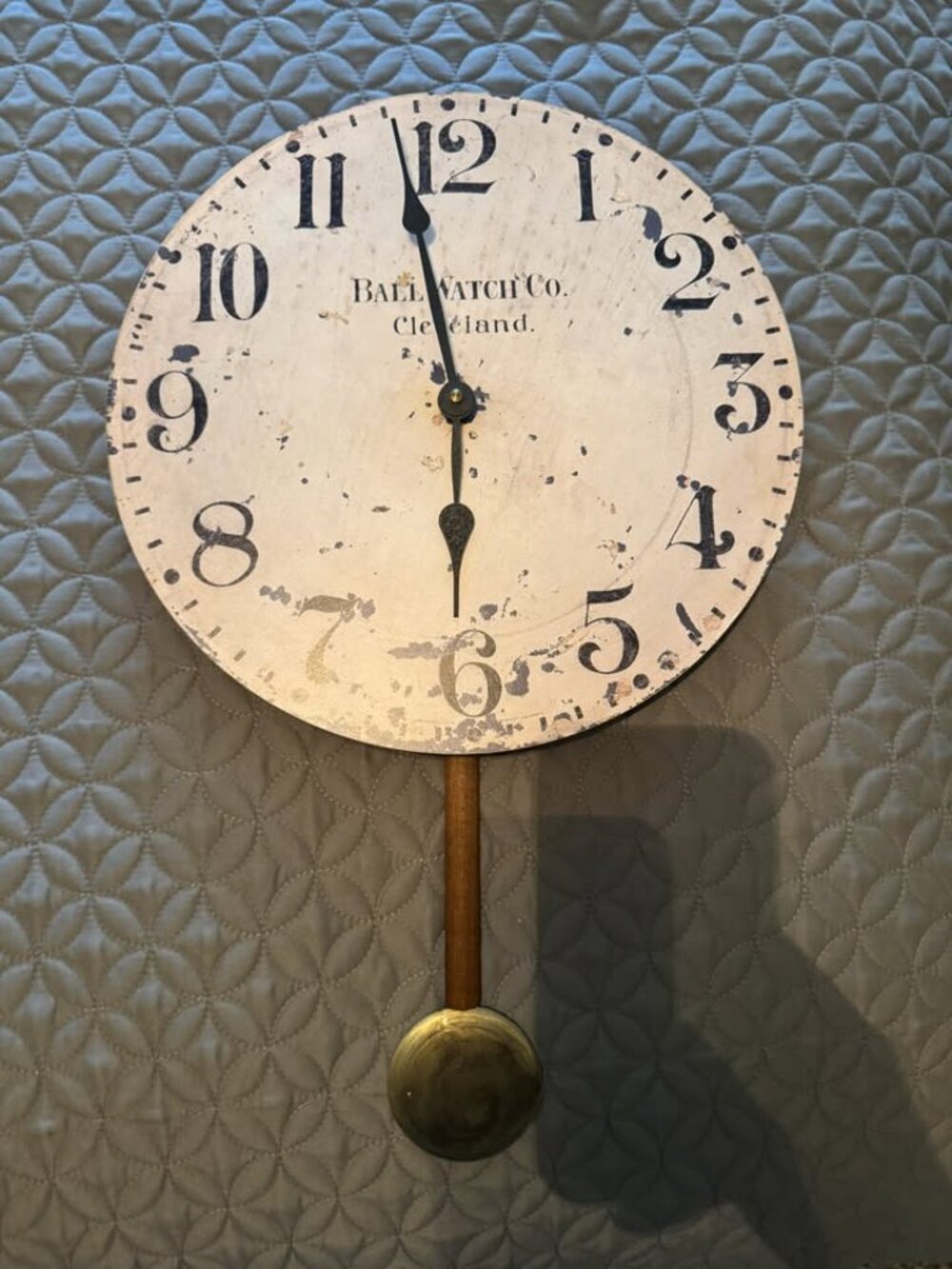 Decorative Clock with Pendulum
